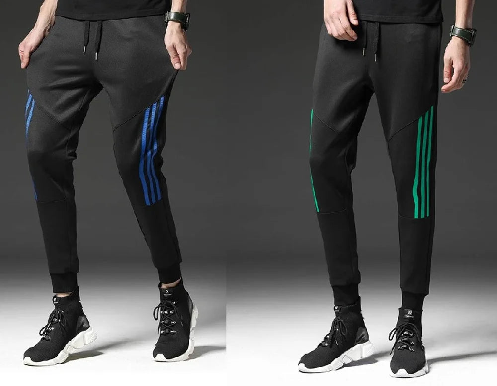 Men Black Solid Polyester Slim Fit Joggers (pack Of 2)